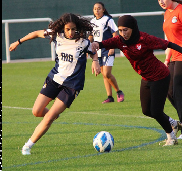 Girls football drive