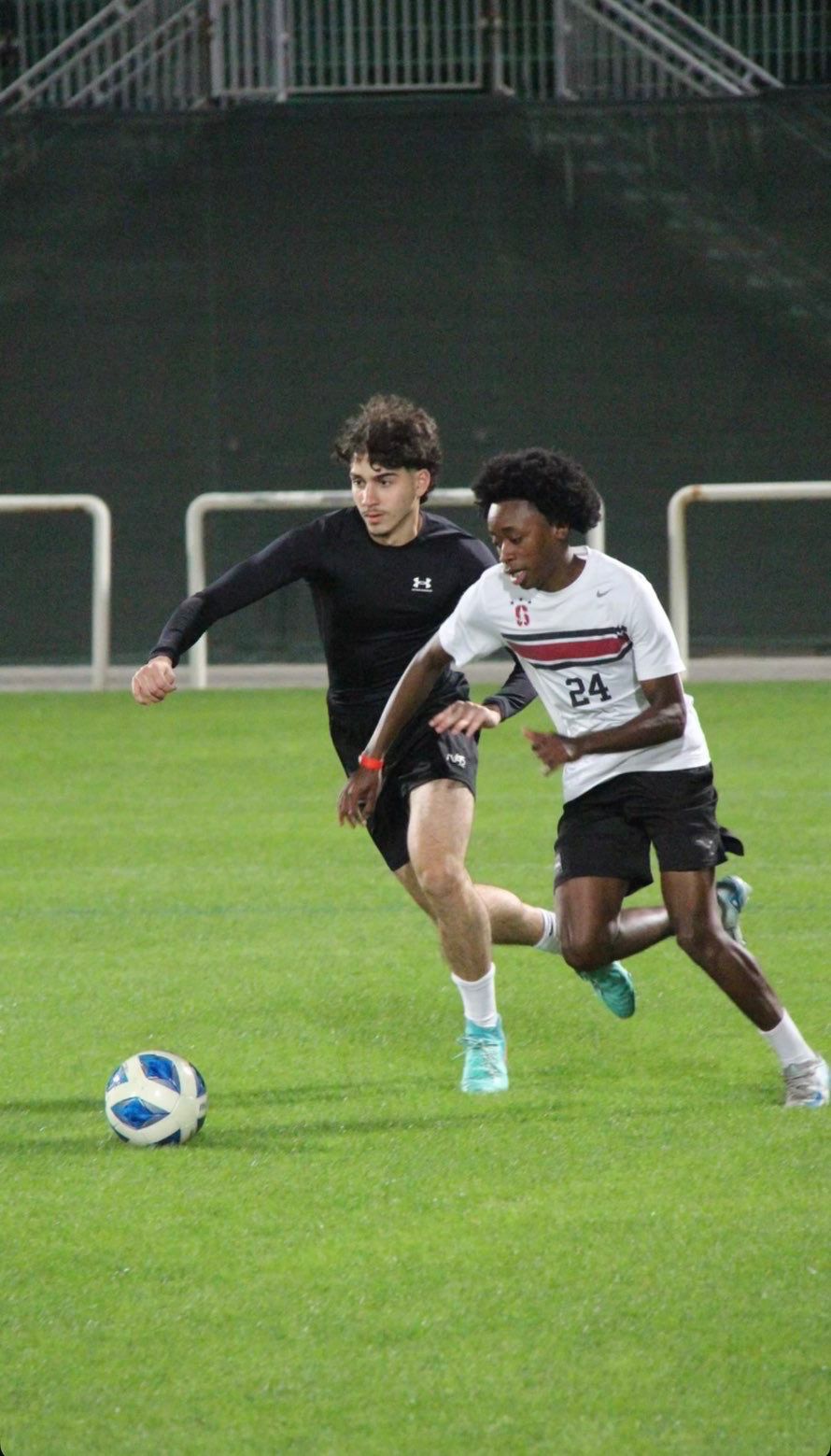 Padel racket and ball